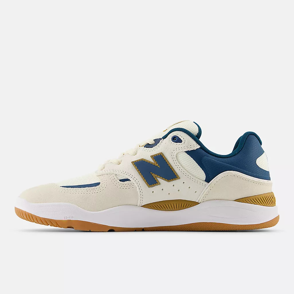 New Balance Numeric NM1010BL Tiago Lemos Skate Shoes - Sea Salt/Teal Color | Durable & Comfortable for Street Skating & Casual Wear