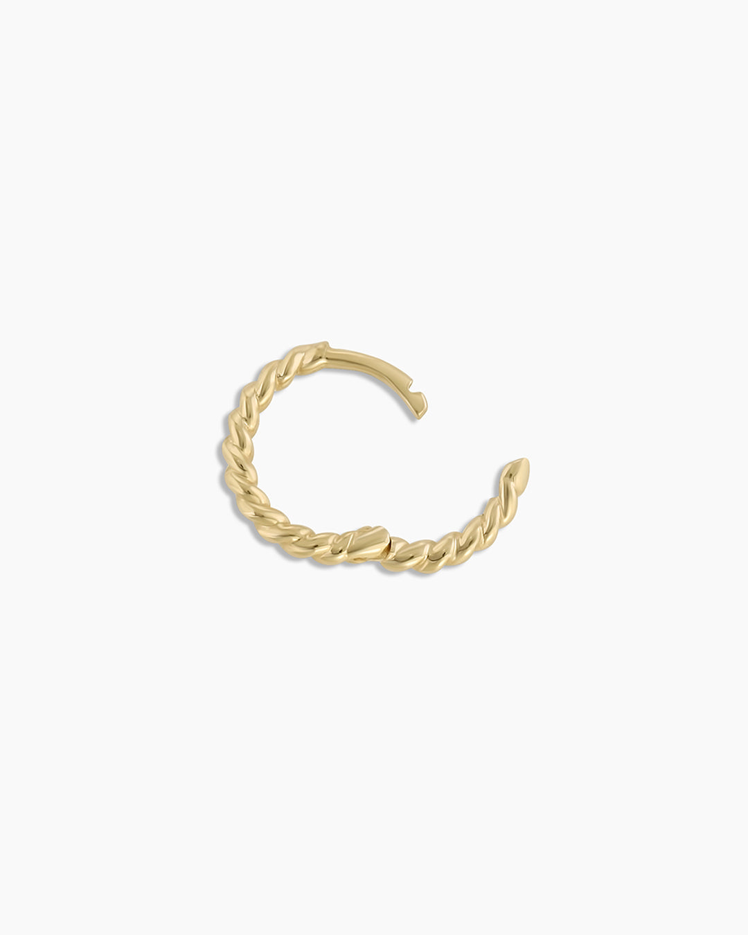 14K Gold Huggie Hoop Earrings for Women - Minimalist Single Hoop Earrings for Everyday Wear - Perfect for Work, Date Night & Casual Outings
