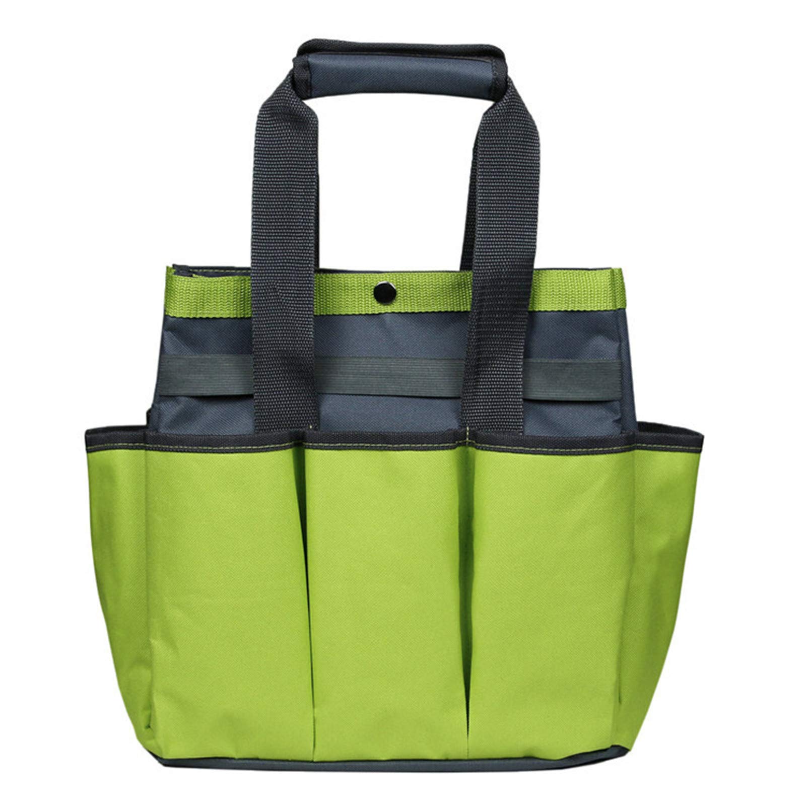 Portable Green Garden Tool Tote Box - Oxford Storage Rack for Gardening Tools, Perfect for Patio, Lawn & Backyard Organization | Durable Outdoor Gardening Accessories