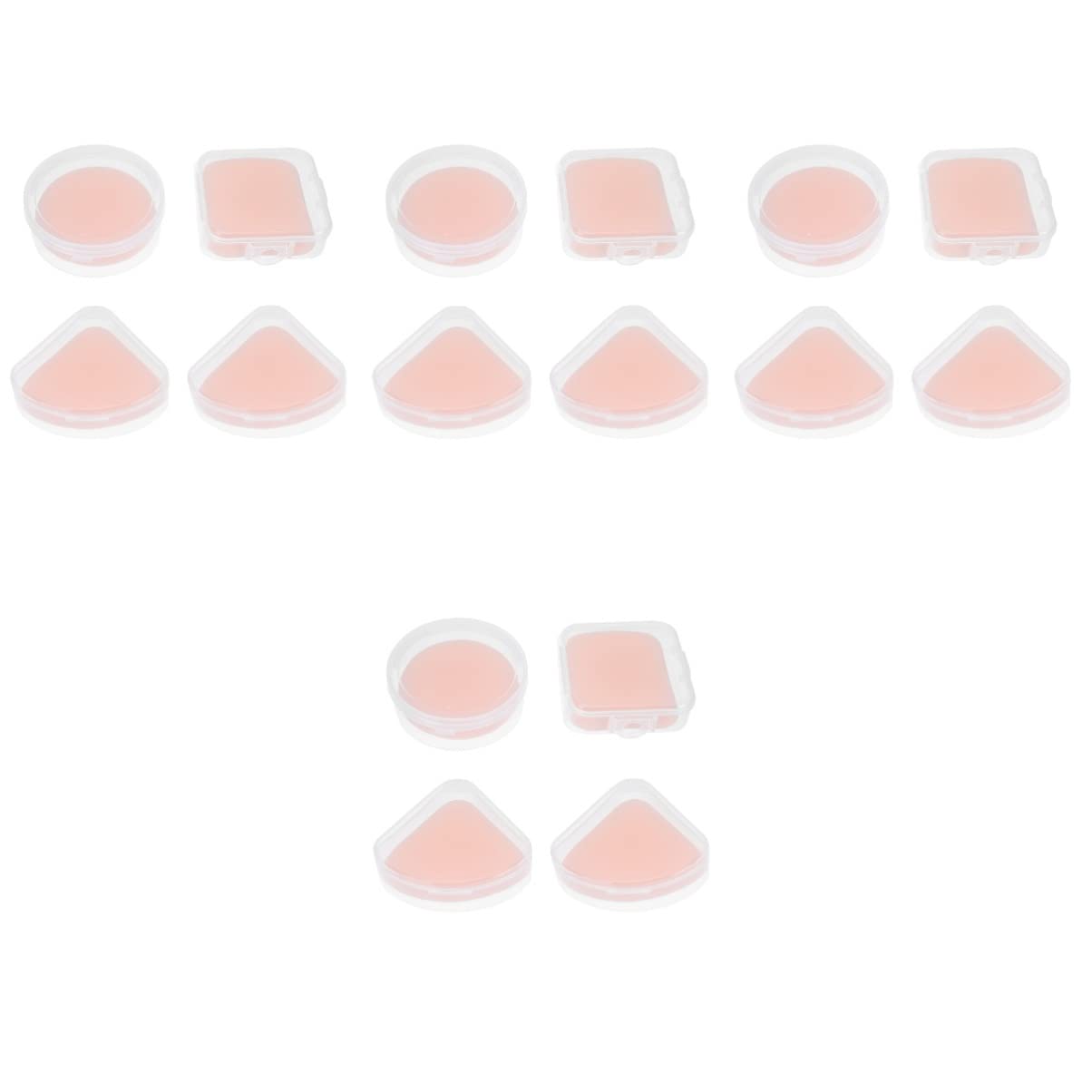 Beaupretty 16-Piece Makeup Sponge Set - Polyurethane Cosmetic Blender for Foundation, Liquid Blush & BB Cream - Wet & Dry Dual-Use Beauty Sponge with Triangle & Square Shapes - Perfect for Professional Makeup Application & Travel Beauty Kit