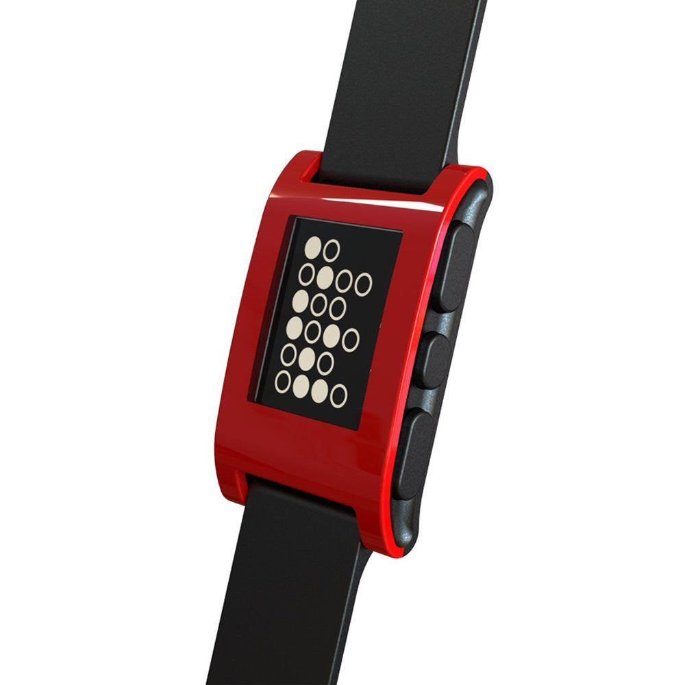 Pebble Smartwatch - Waterproof Fitness Tracker with Heart Rate Monitor, Sleep Tracking & Notifications for iPhone & Android - Perfect for Running, Swimming & Daily Activity Tracking