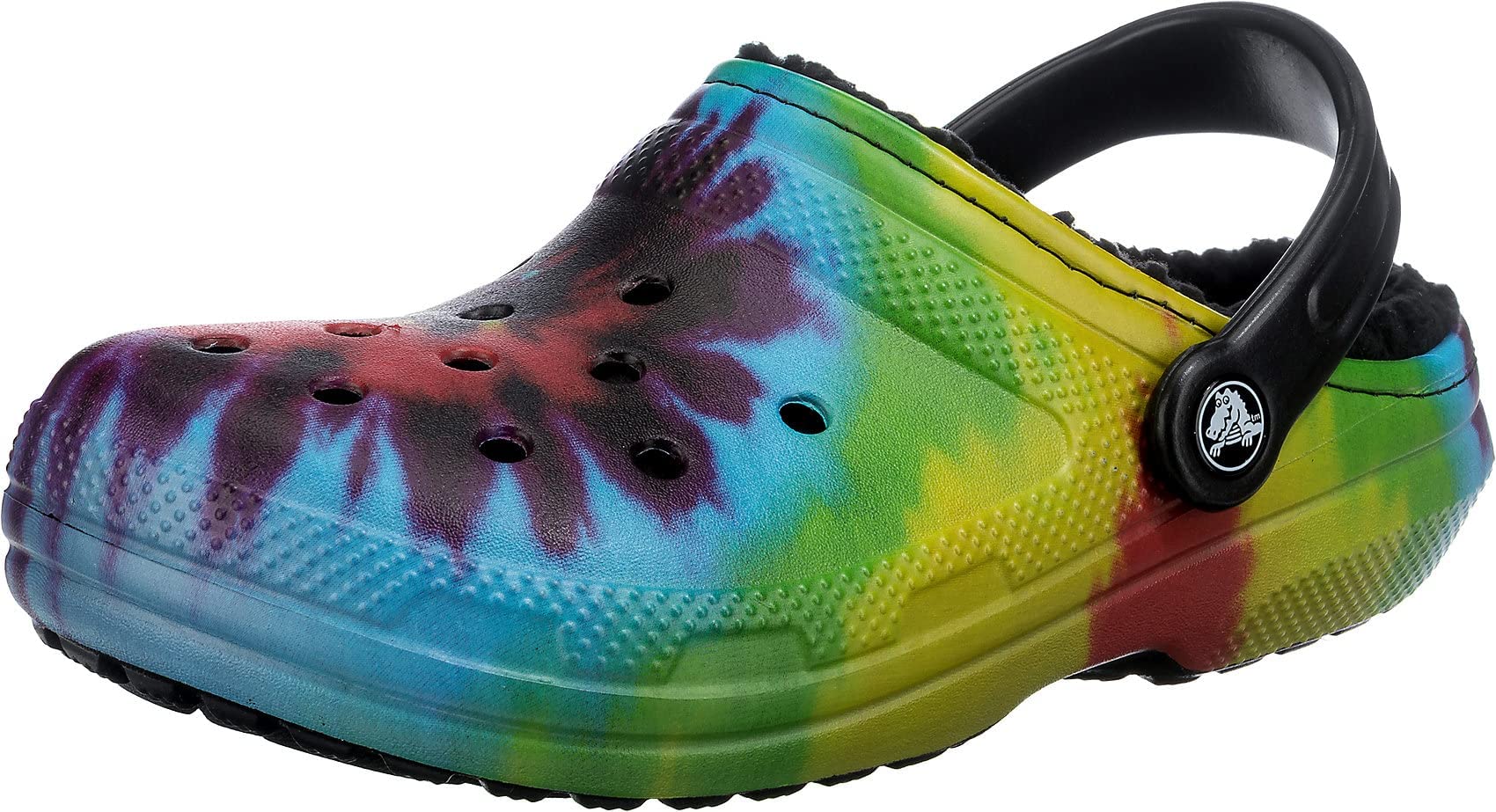 Crocs Unisex-Adult Classic Lined Tie-Dye Clog | Comfortable Slip-On Shoes for Men & Women | Perfect for Indoor, Outdoor & Casual Wear