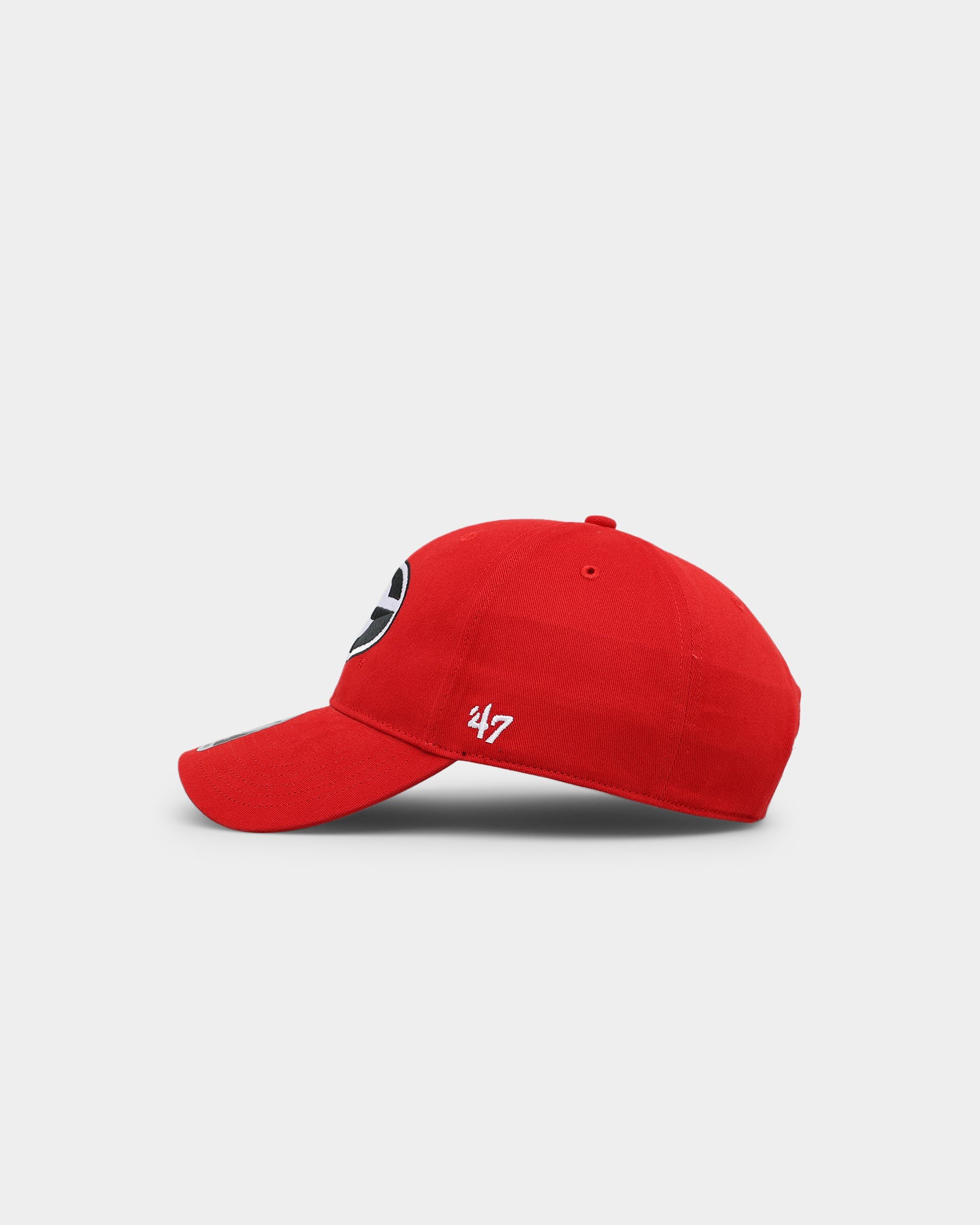 Georgia Bulldogs '47 MVP Strapback Adjustable Hat - Red Cotton Snapback Cap for Men & Women - Perfect for Football Games, Tailgating & Fan Gear Collection