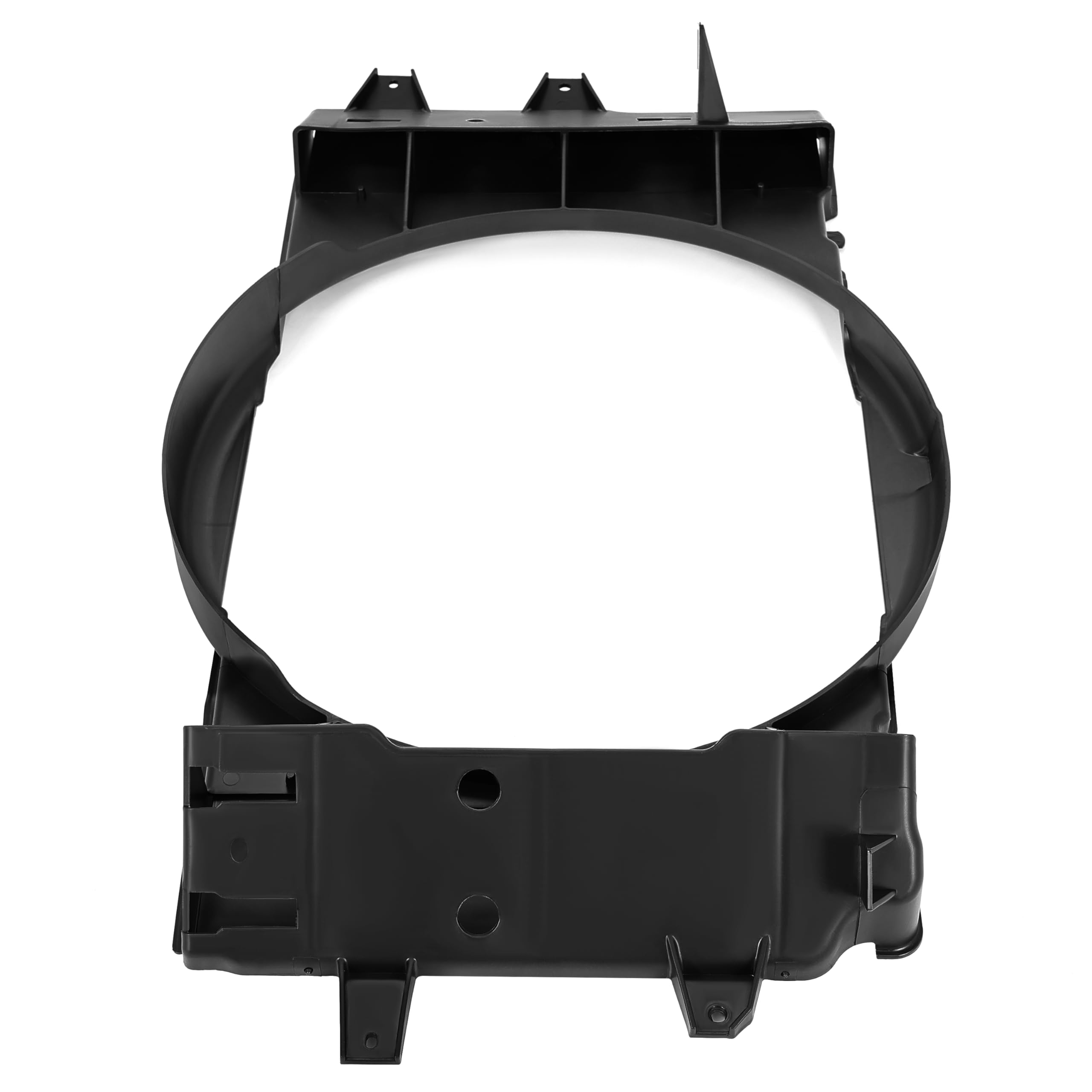 HECASA Replacement Fan Shroud for 1994-2002 Dodge Ram 2500 3500 - Compatible with 52028003AB - Durable Glass Fiber Reinforced Polypropylene Radiator Cooling Fan Cover (Black) - Perfect for Engine Cooling System Maintenance & Repair