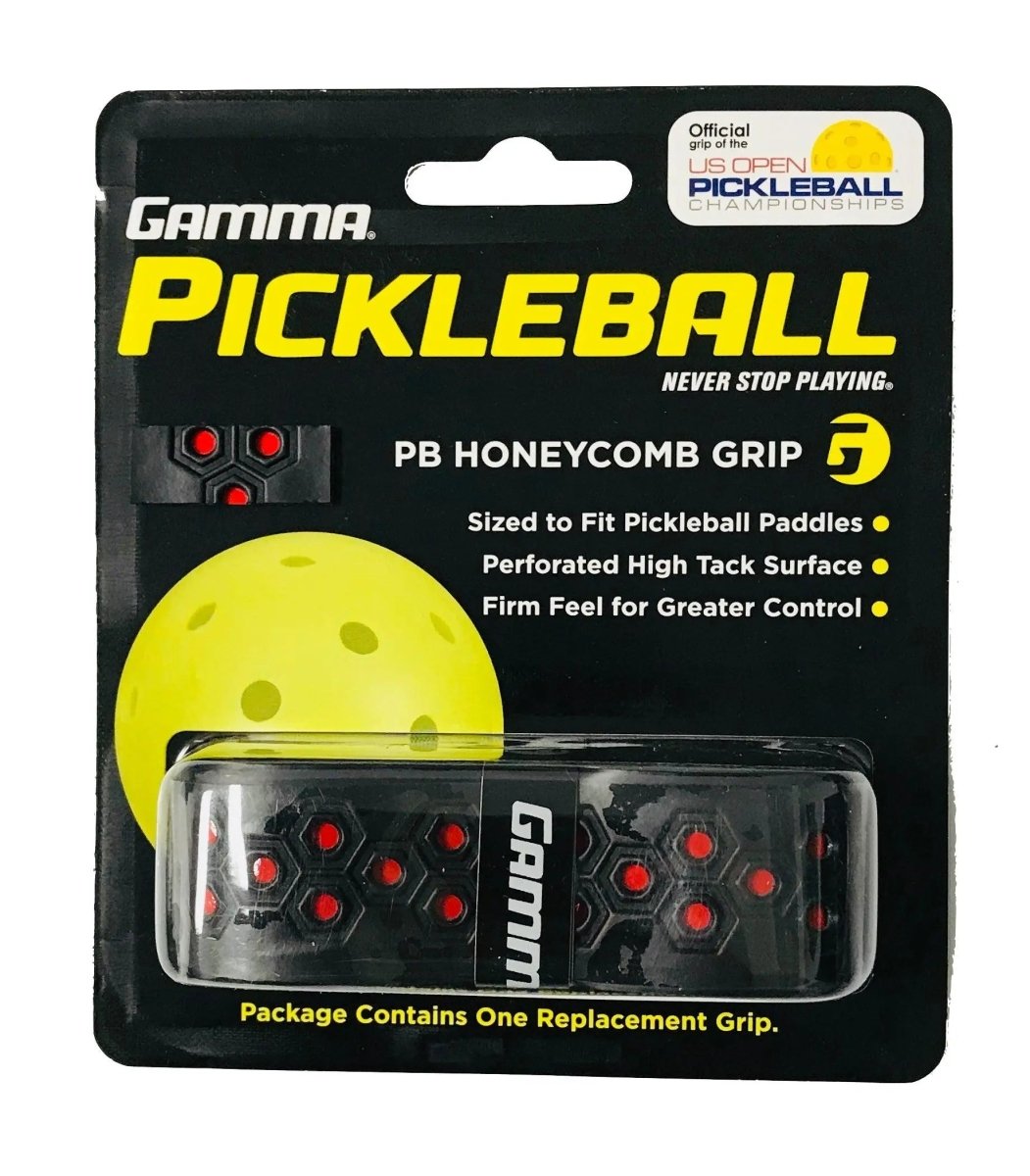 Gamma Pickleball Honeycomb Cushion Replacement Grip - Premium Comfort & Shock Absorption for Paddles - Perfect for Outdoor & Indoor Court Play, Tournaments & Recreational Games