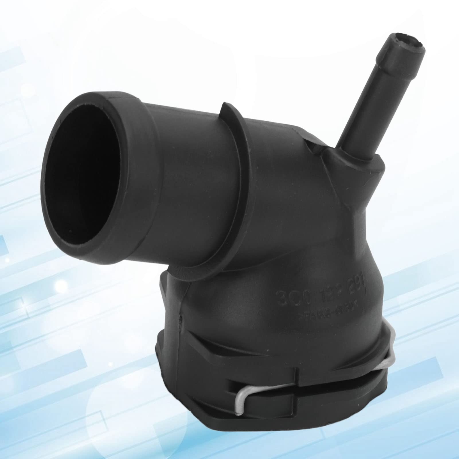 Aramox Coolant Flange & Hose Connector Replacement for Seat ALTEA 3C0122291 - Compatible with Radiator Coolant System, Perfect for Engine Cooling Maintenance & Repair