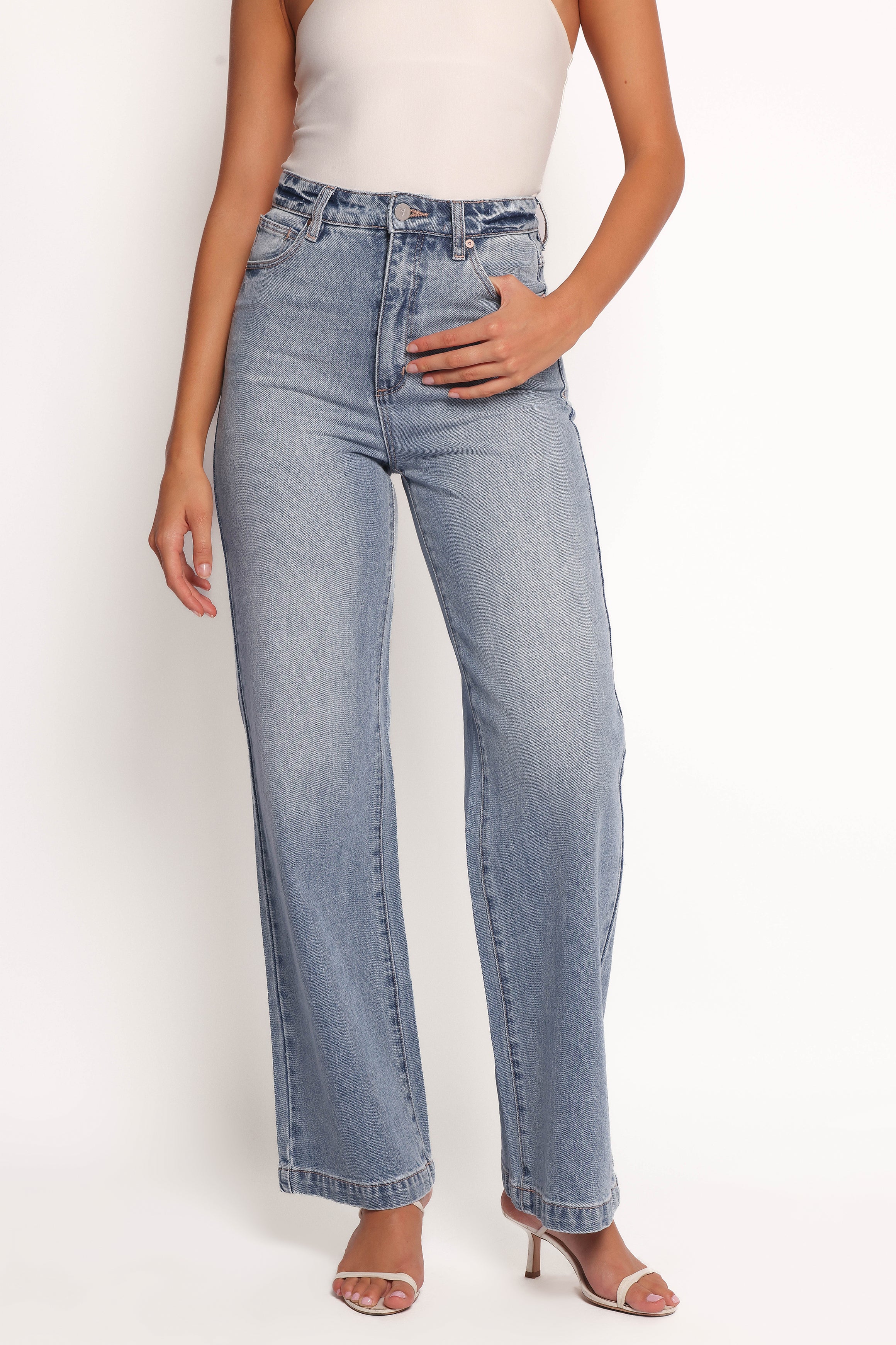 Abrand 94 High Wide Jeans for Women - Comfortable Stretch Denim Pants with Wide Leg & High Waist | Perfect for Casual Wear, Office Outfits & Street Style Fashion