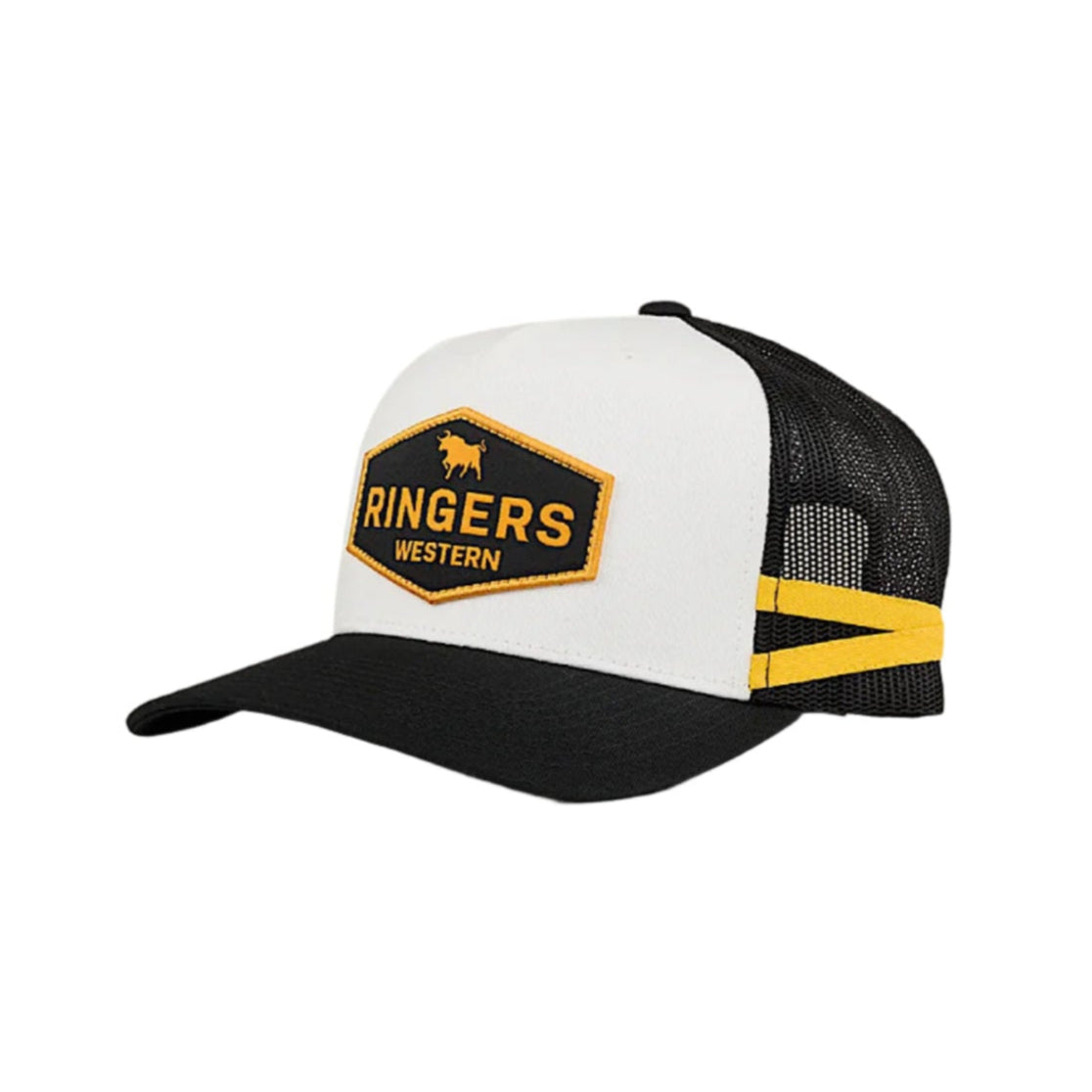 Ringer's Western Cunningham Deep Fit Trucker Cap for Kids - Black | Stylish Cowboy Hat for Boys & Girls | Perfect for Rodeos, Outdoor Adventures & Western Fashion