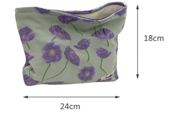 Portable Mini Clutch Bag for Women - Small Skin Care & Makeup Organizer - Perfect for Travel, Gym, and Everyday Essentials