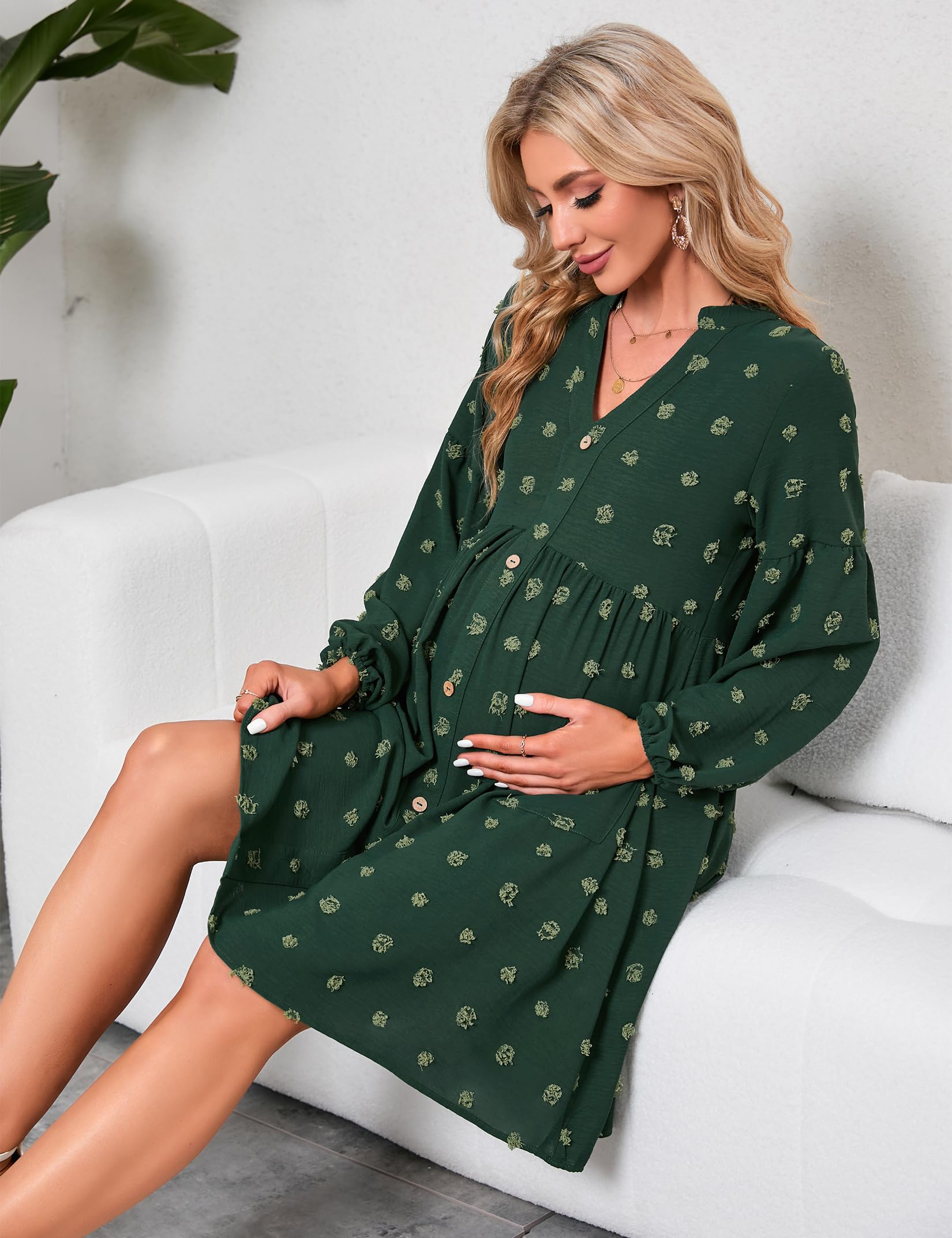 KOJOOIN Women's Maternity Clothes - Comfortable & Stylish Pregnancy Outfits for Everyday Wear | Perfect for Work, Casual & Special Occasions