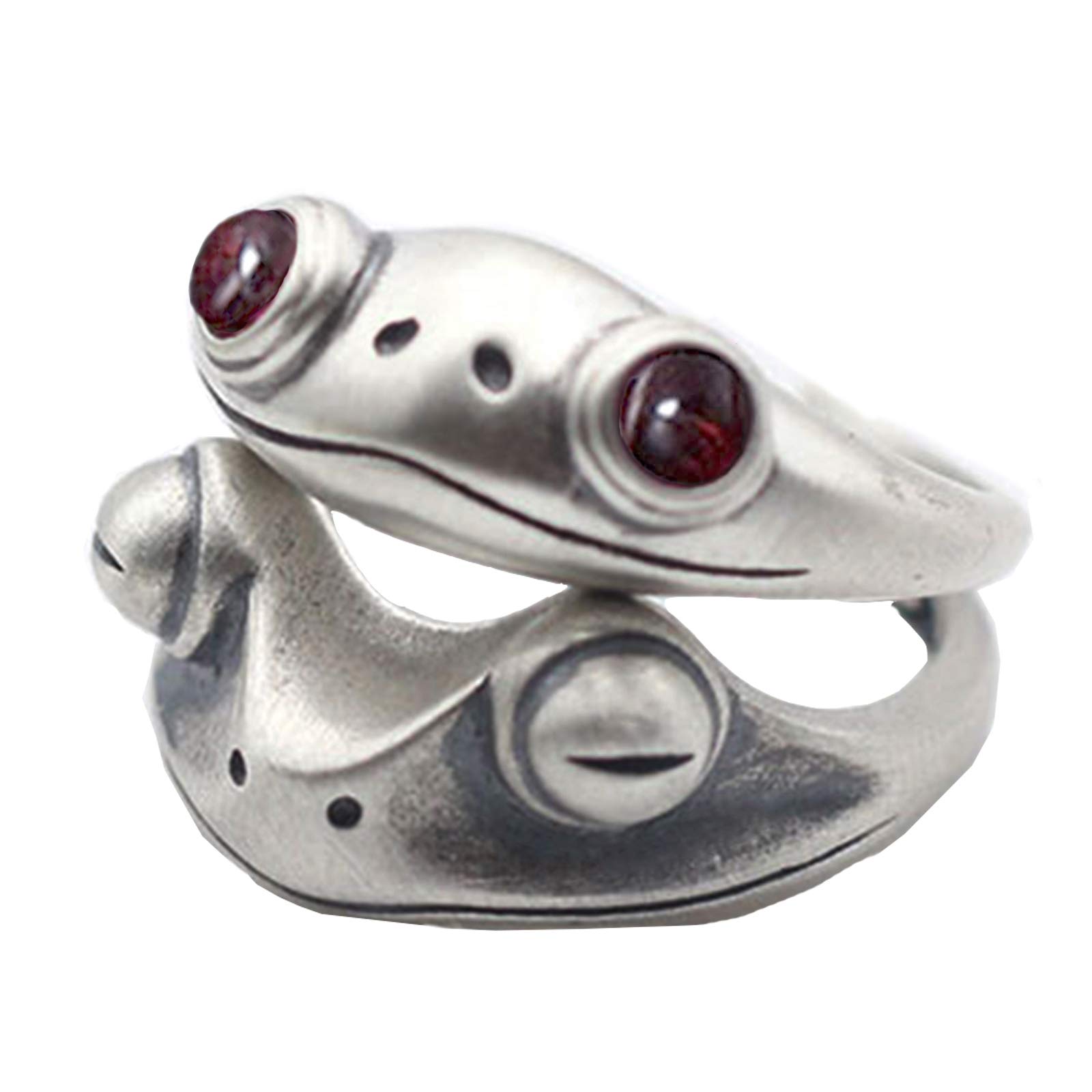 Adjustable Frog Couple Rings - Personalized Open Animal Wedding Bands for Women & Men | Cute Unique Gift for Anniversary, Engagement, Valentine's Day