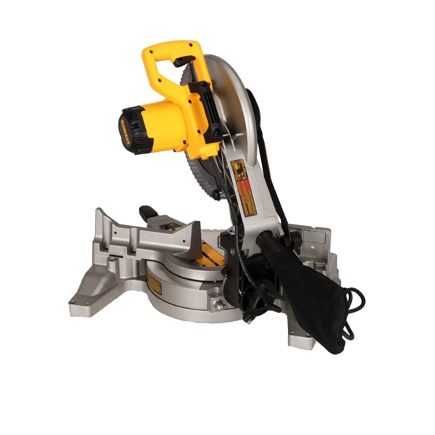 DEWALT DWS715 12-Inch Single Bevel Compound Miter Saw - Professional Woodworking Tool for Precise Cuts in Crown Molding, Baseboards & Framing Projects