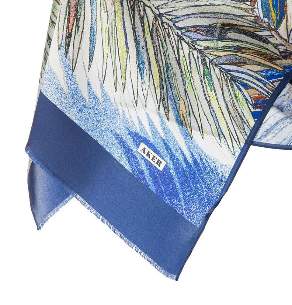 AKER Silk Hijab Wrap - Lightweight & Breathable Scarf for Women, Perfect for Spring & Summer 2017 Fashion (Style #7344 322) | Office Wear, Prayer, Casual Outfits & Special Occasions
