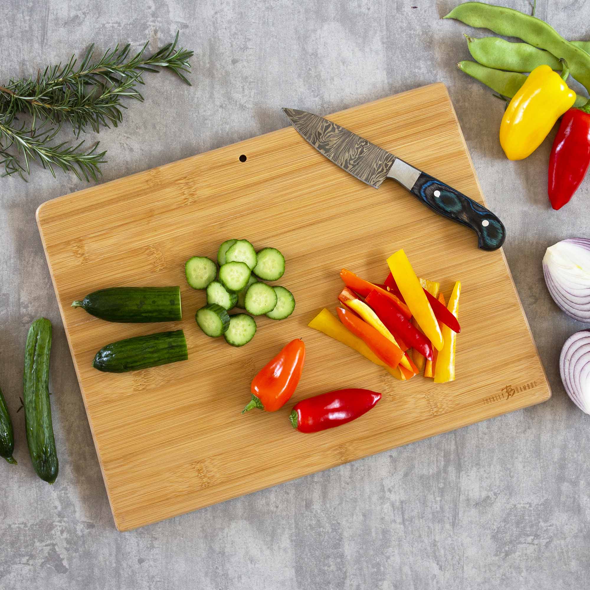 Premium Colorado Wood Cutting Board with Handcrafted Fish Kiss™ Artwork - Perfect for Kitchen Prep, Charcuterie Boards & Gift Giving