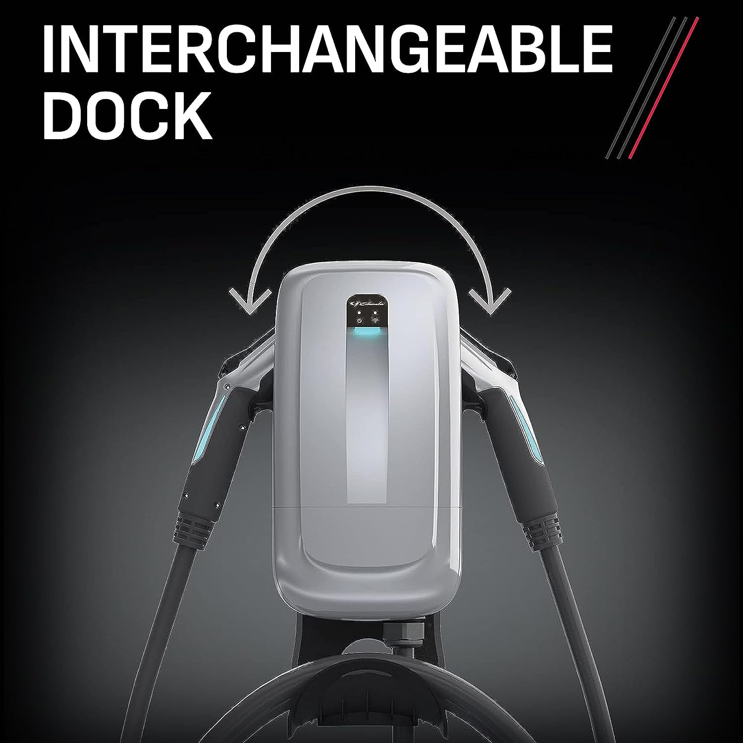 Schumacher Electric SEV1600HW - 50 Amp 240V Level 2 EV Charger | Hardwired Electric Vehicle Charger for Home & Commercial Use | 9X Faster Indoor/Outdoor Charging with Bluetooth & WiFi Connectivity | Perfect for Tesla, Nissan Leaf, Chevy Bolt & Other EVs | Wall Mounted Charging Station for Garage, Parking Lot & Workplace