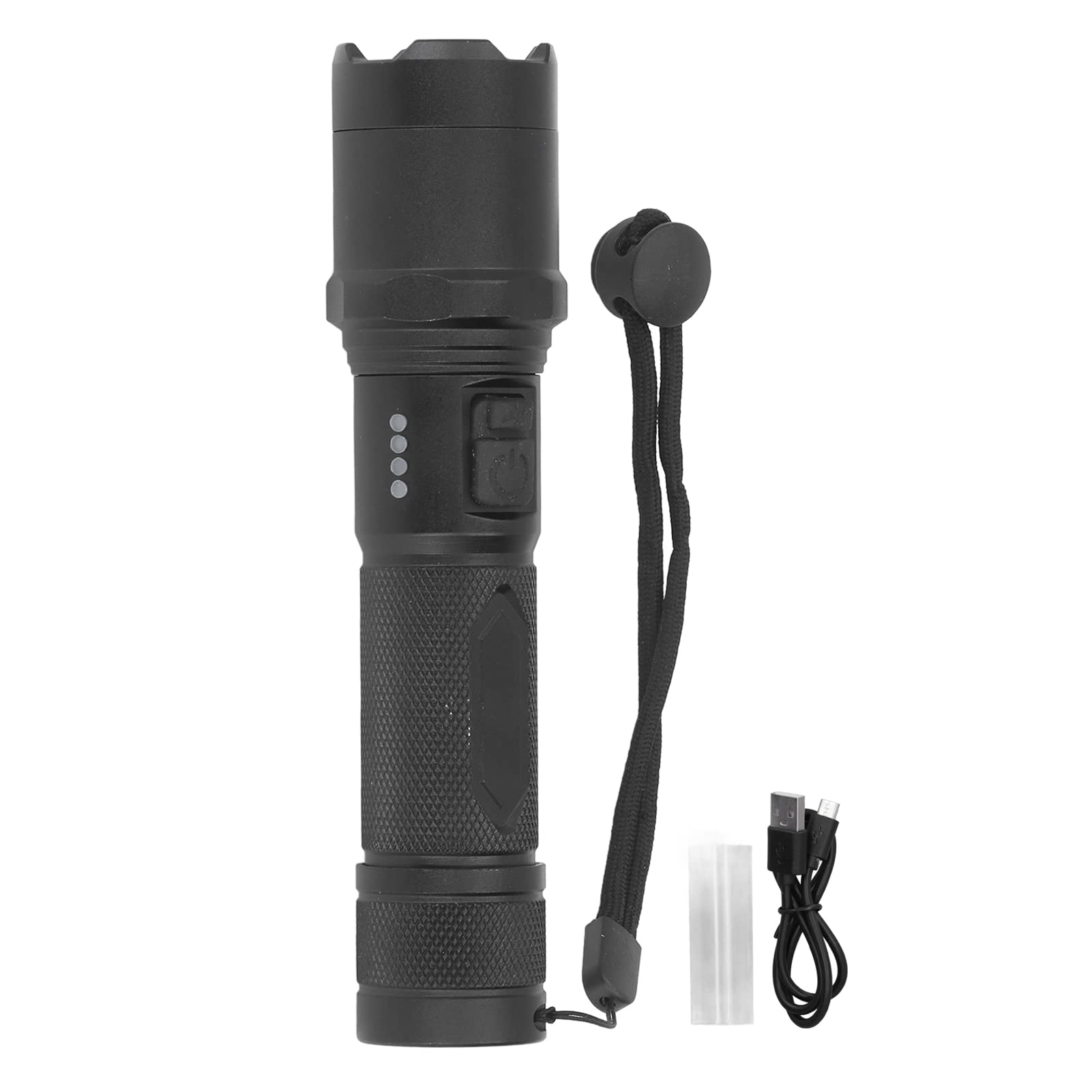 Super Bright LED Flashlight - 3 Modes, Rechargeable, Waterproof, Zoomable - Perfect for Camping, Hiking & Emergency Use - Handheld Flashlight for Outdoor Adventures