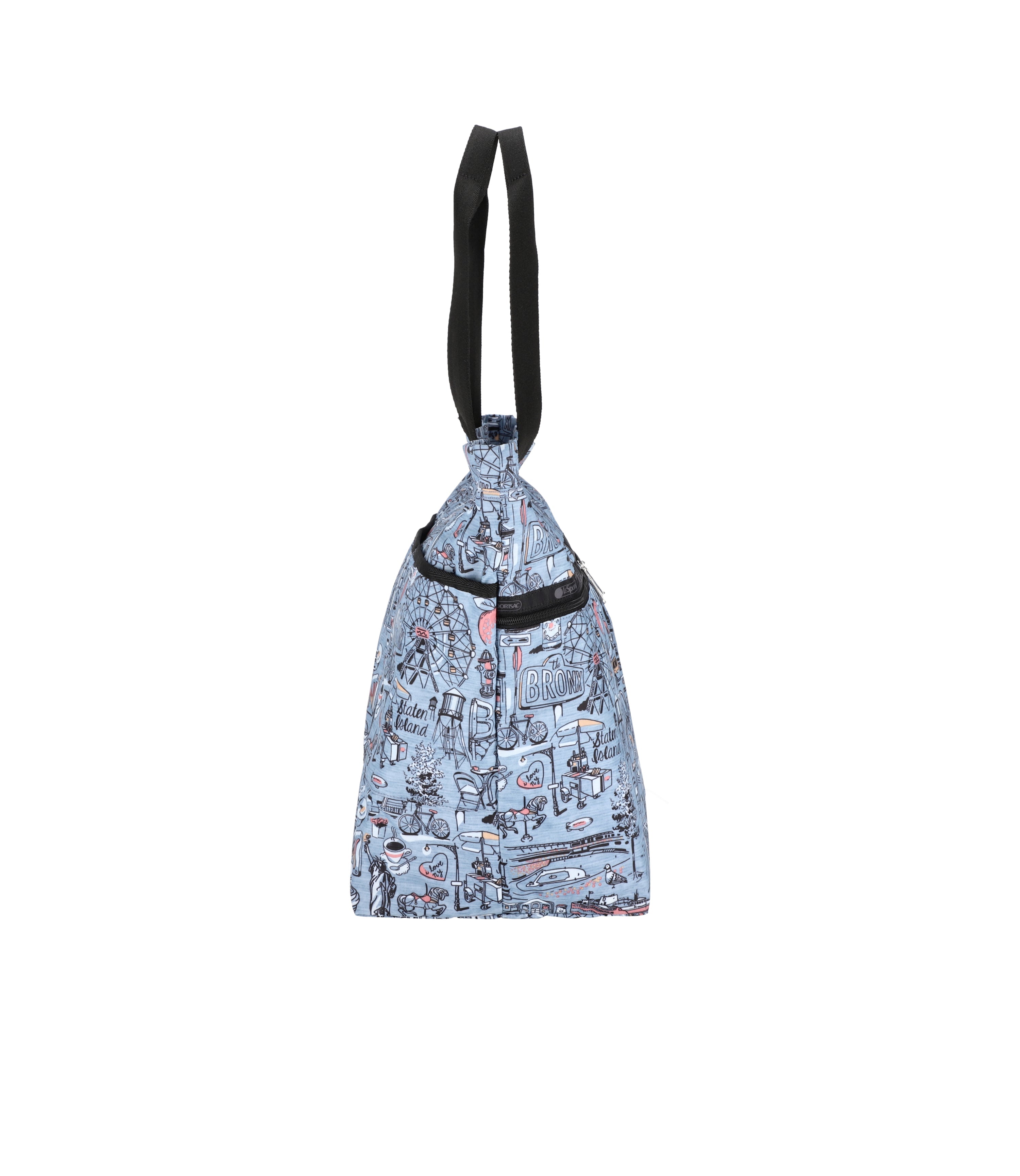 Carlin Zip Top Tote Bag for Women - Stylish Large Capacity Waterproof Shoulder Bag - Perfect for Work, Travel, Gym & Shopping