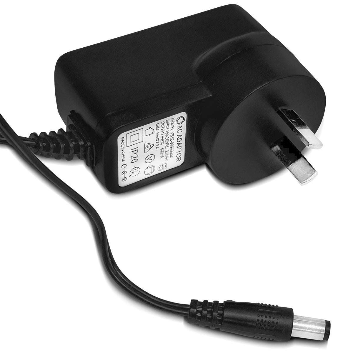 Universal Power Adapter 110V-240V AC to 9V DC 1300mA Converter - Perfect for Travel, Home & Office Electronics Charging