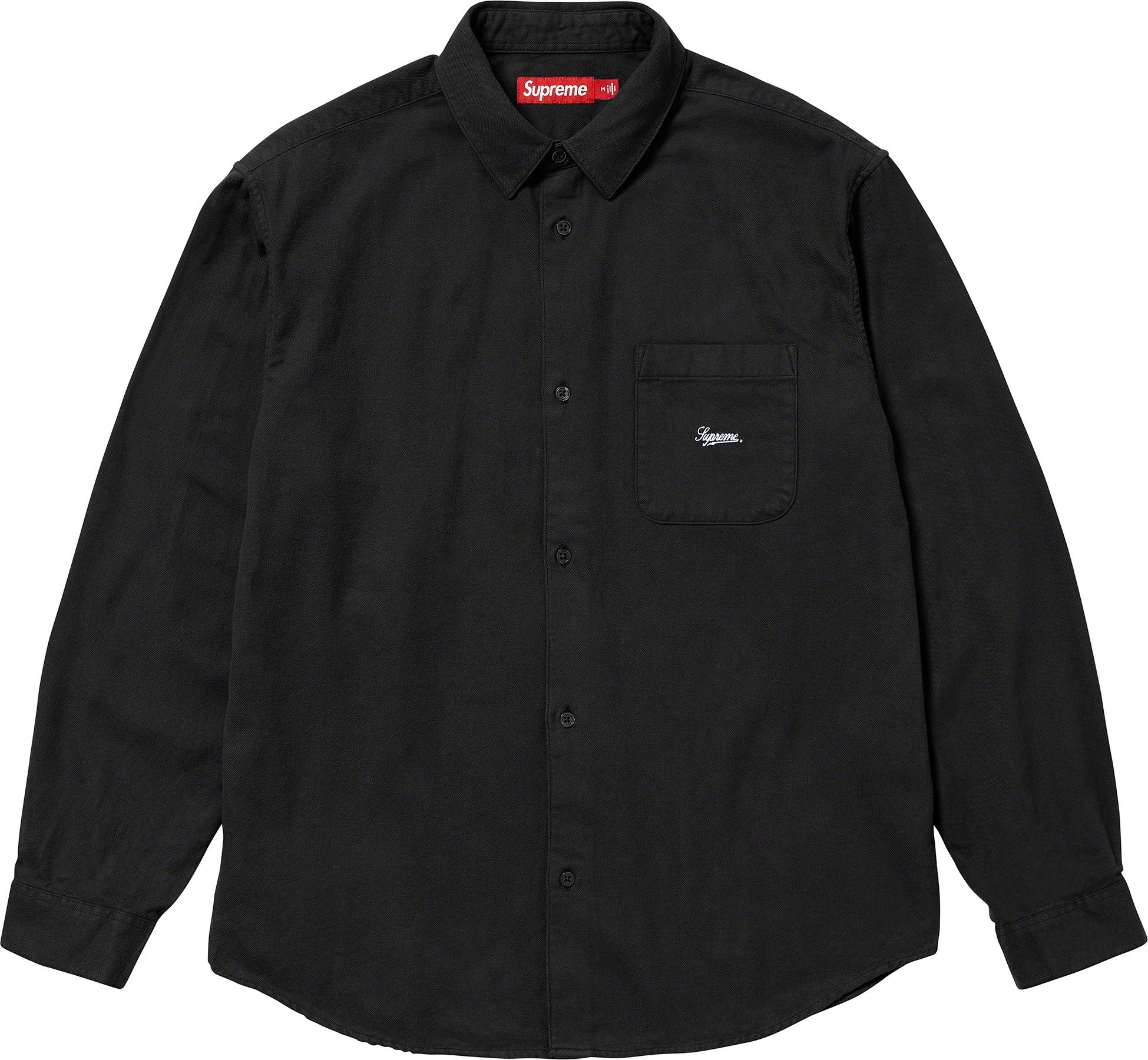 Supreme Flannel Shirt for Men - Soft Plaid Button Down Shirt in Black - Casual & Streetwear Style for Fall Winter Outfits
