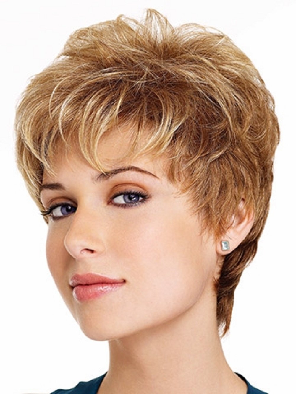 Eva Gabor Aspire Layered Pixie Comfort Cap Wig in Coffee Mist - Soft Synthetic Hair for Women | Perfect for Daily Wear, Cosplay & Costume Parties