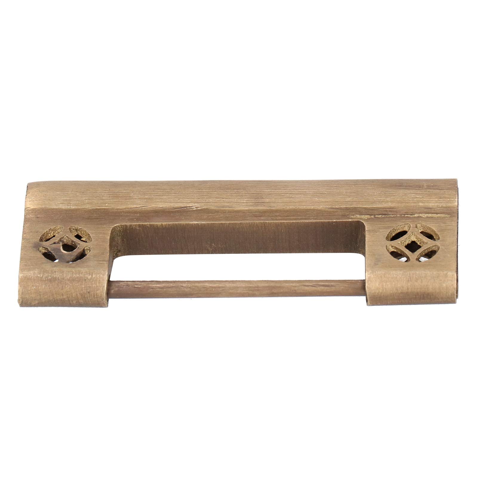 Vintage Chinese Horizontal Lock & Key - Antique Latch Padlock for Small Wooden Boxes, Cabinets, Jewelry Boxes & Drawers - Retro Security Solution for Home Décor, Collectibles & Gift Packaging