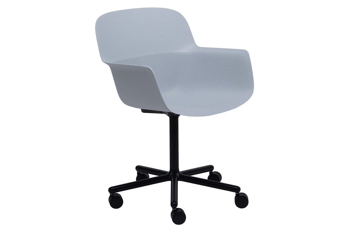 Tommy Tub Plastic Chair with Swivel Base - Durable Outdoor & Indoor Seating for Patio, Poolside, and Garden Relaxation
