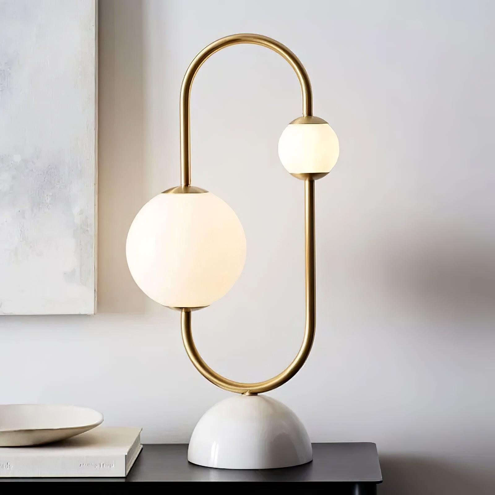 Stylish Martha Table Lamp - Modern Home Decor for Bedroom, Living Room & Office - Energy Efficient LED Lighting
