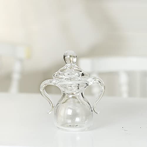 Glass Canister Miniatures for Dollhouse DIY Crafts - Mini Kitchen Decor