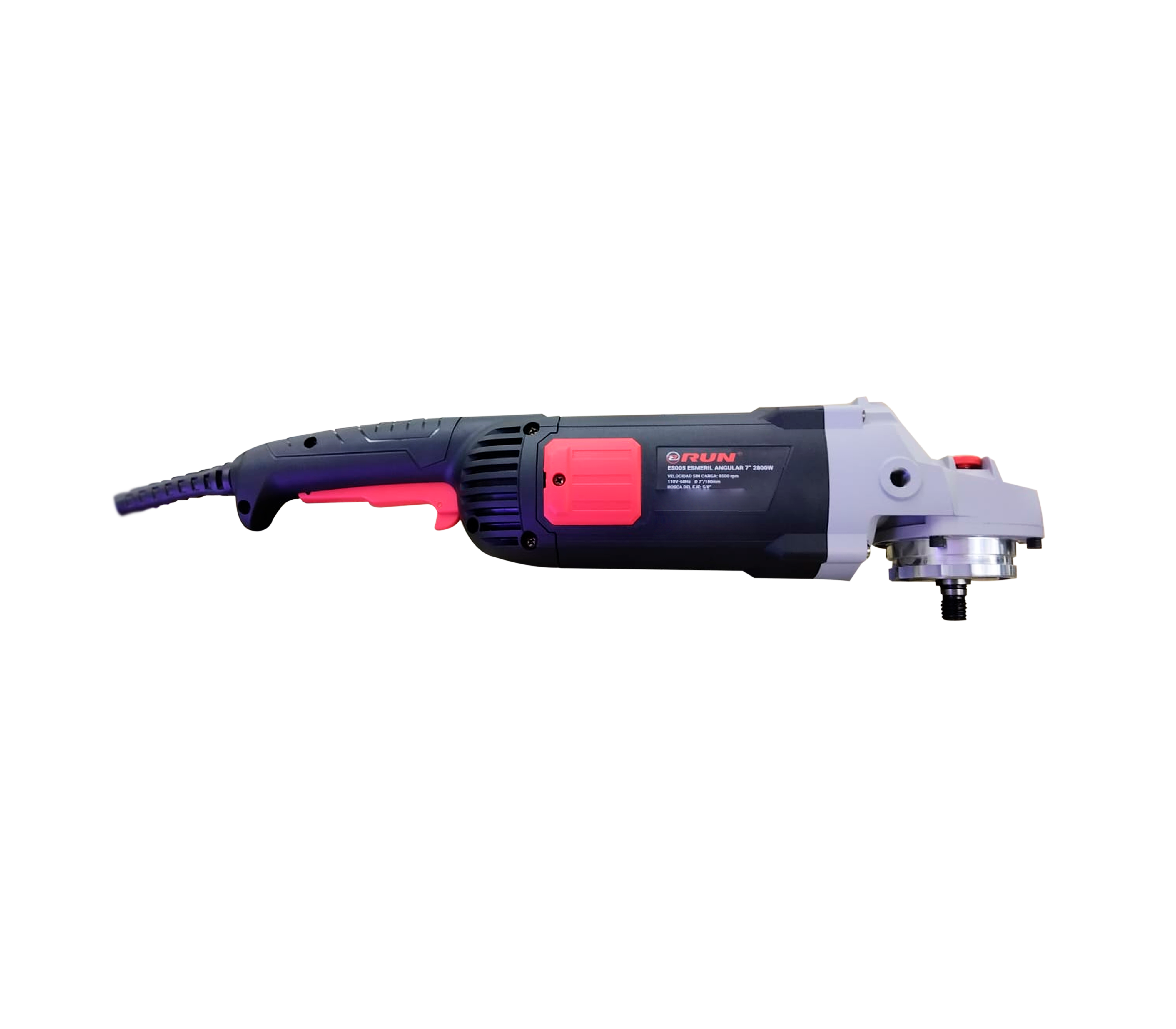 7-5/8 Inch 2800W Angle Grinder - Heavy Duty Metal & Concrete Cutting Tool for Construction, Welding & DIY Projects