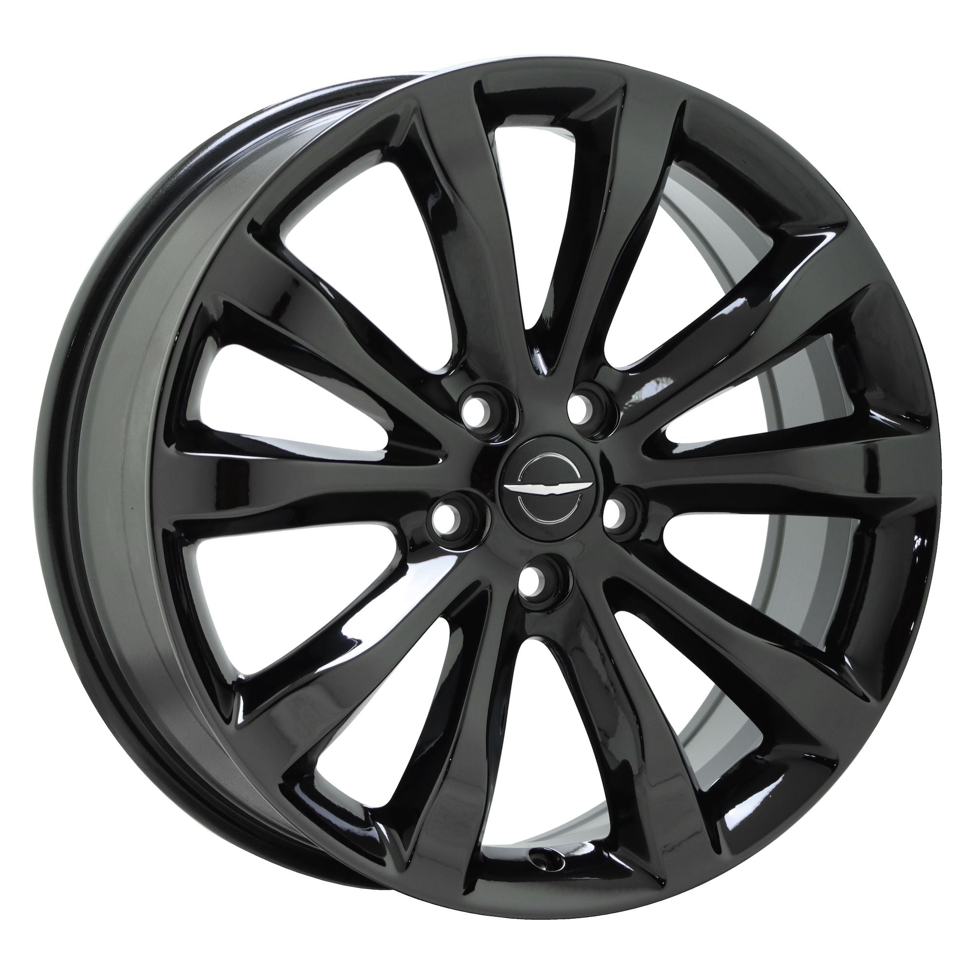 19 Chrysler 300 AWD Black Chrome Wheels Rims - Factory OEM Set of 4 (Part #2538) - Perfect for Upgrades & Replacement on Sedans