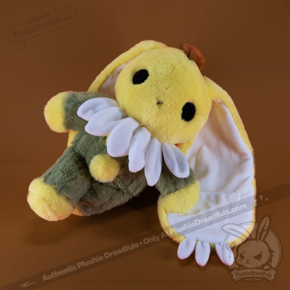 Plushie Dreadfuls Daisy Rabbit Stuffed Animal Toy - Soft Cute Bunny Plush for Kids, Gift, Nursery Decor & Anxiety Relief