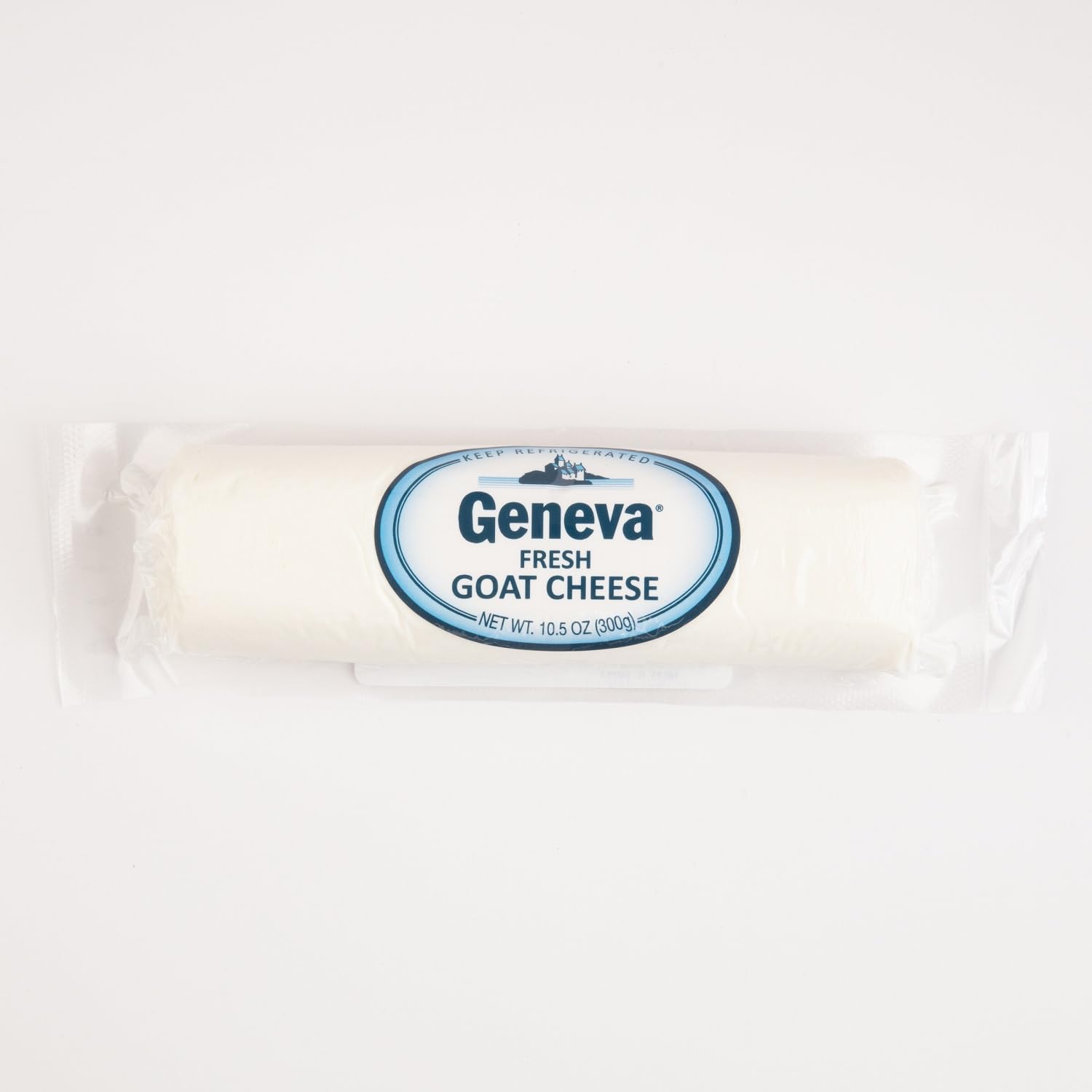 Geneva Goat Cheese Log - 6 Pack (10.5 Oz Each) | Creamy Mild Goat Milk Cheese for Salads, Cooking & Charcuterie Boards | Bulk Cheese for Restaurants & Catering | Artisan Cheese for Gourmet Recipes & Cheese Platters