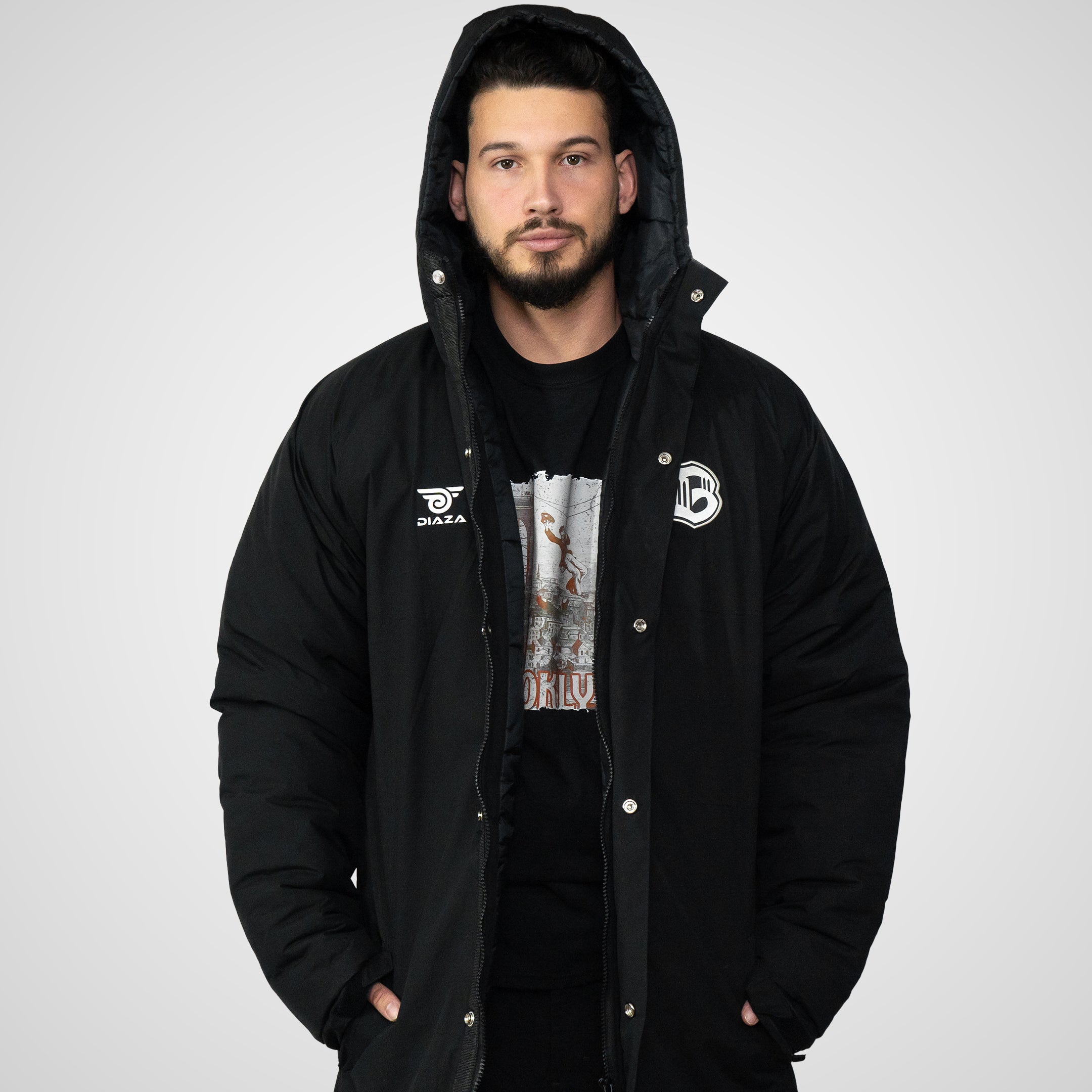 Brooklyn FC Men's Polar Winter Jacket - Waterproof Windproof Insulated Coat for Cold Weather - Perfect for Skiing, Snowboarding & Outdoor Adventures