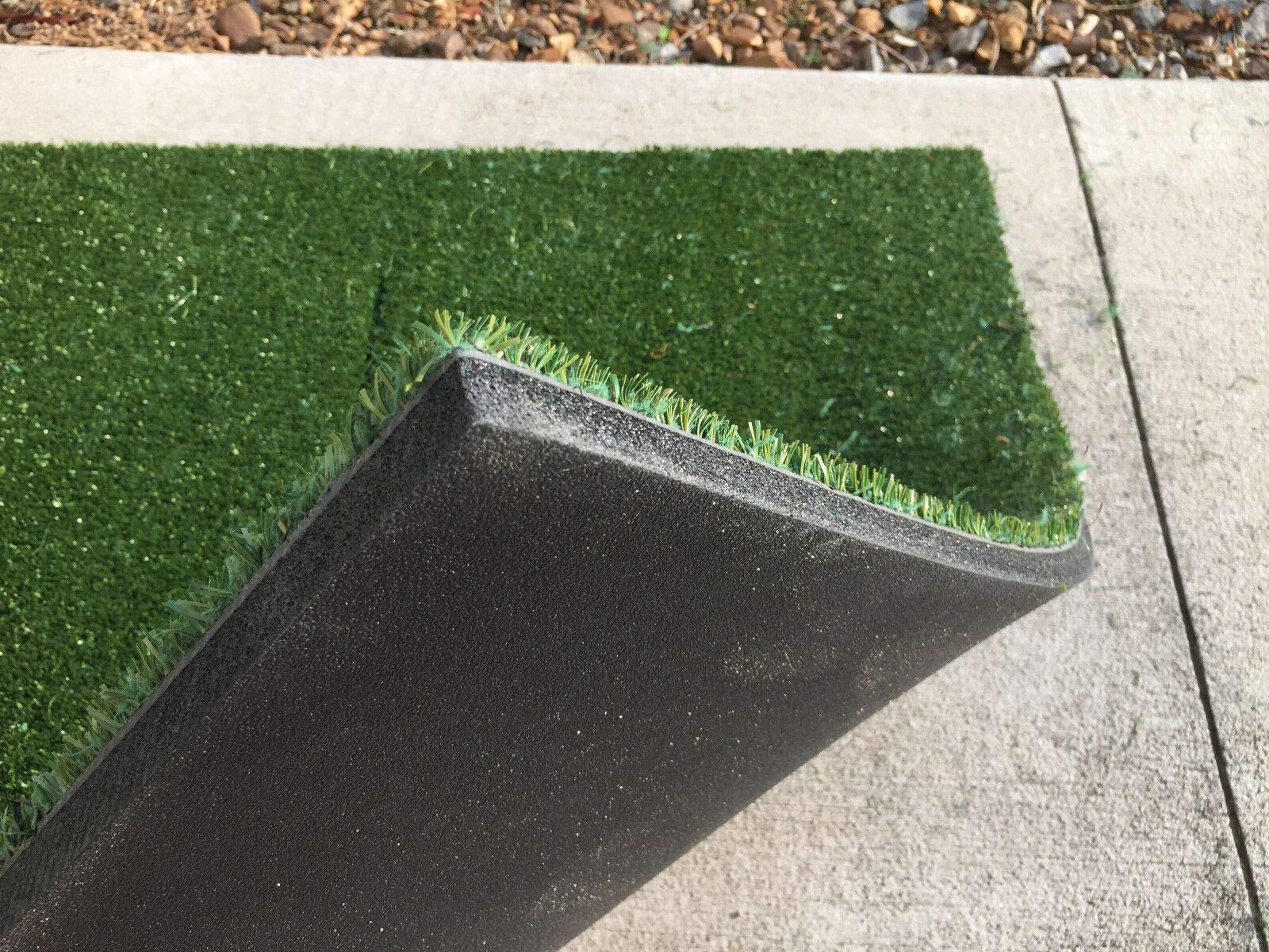 Premium 4'X5' Golf Hitting Stance Mat with 5/8