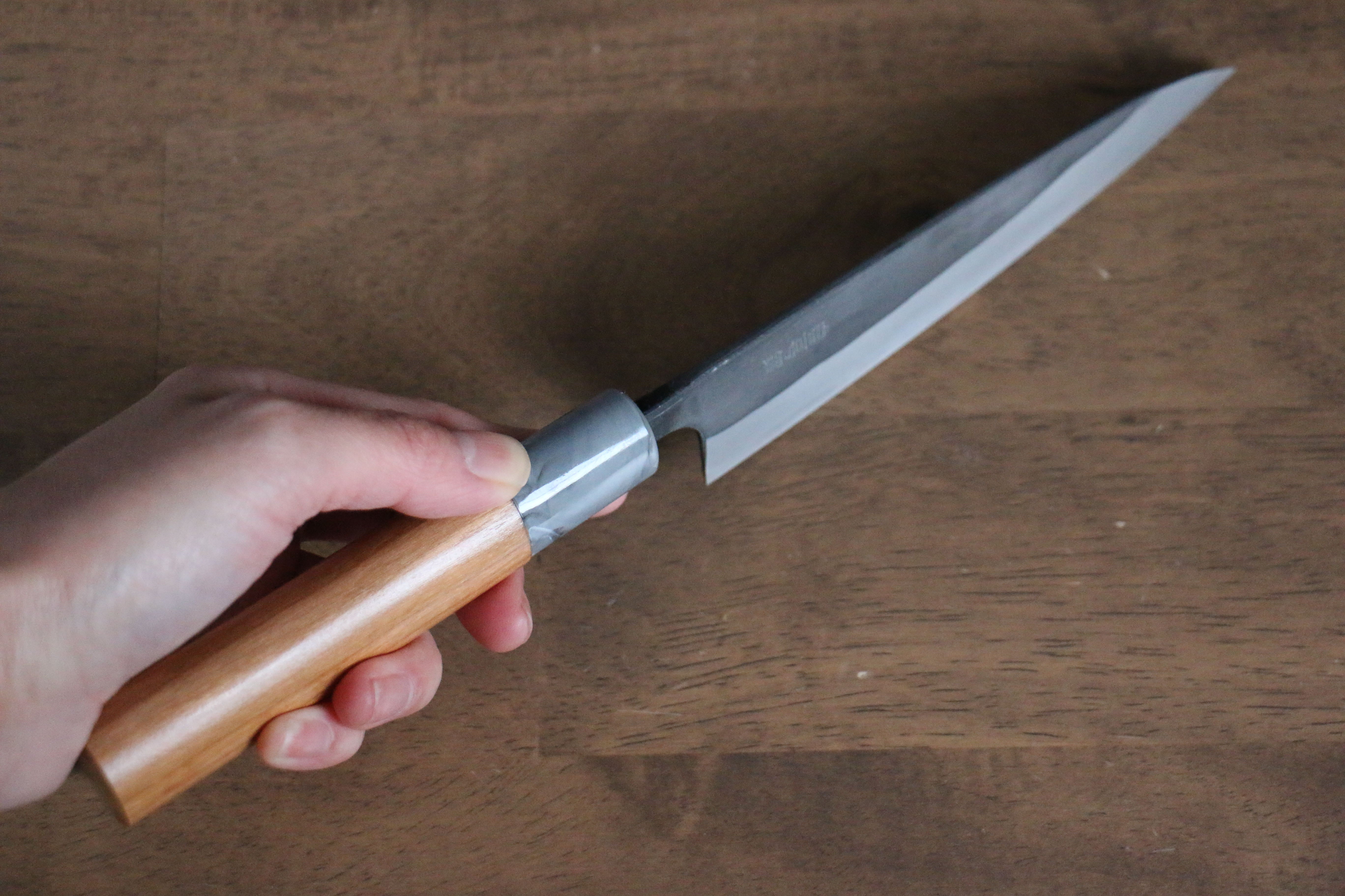Premium Nao Yamamoto White Steel No.2 Kurouchi Petty Utility Knife 140mm - Cherry Blossom Handle Japanese Kitchen Knife for Slicing, Peeling & Precision Cutting - Perfect for Home Chefs & Sushi Preparation