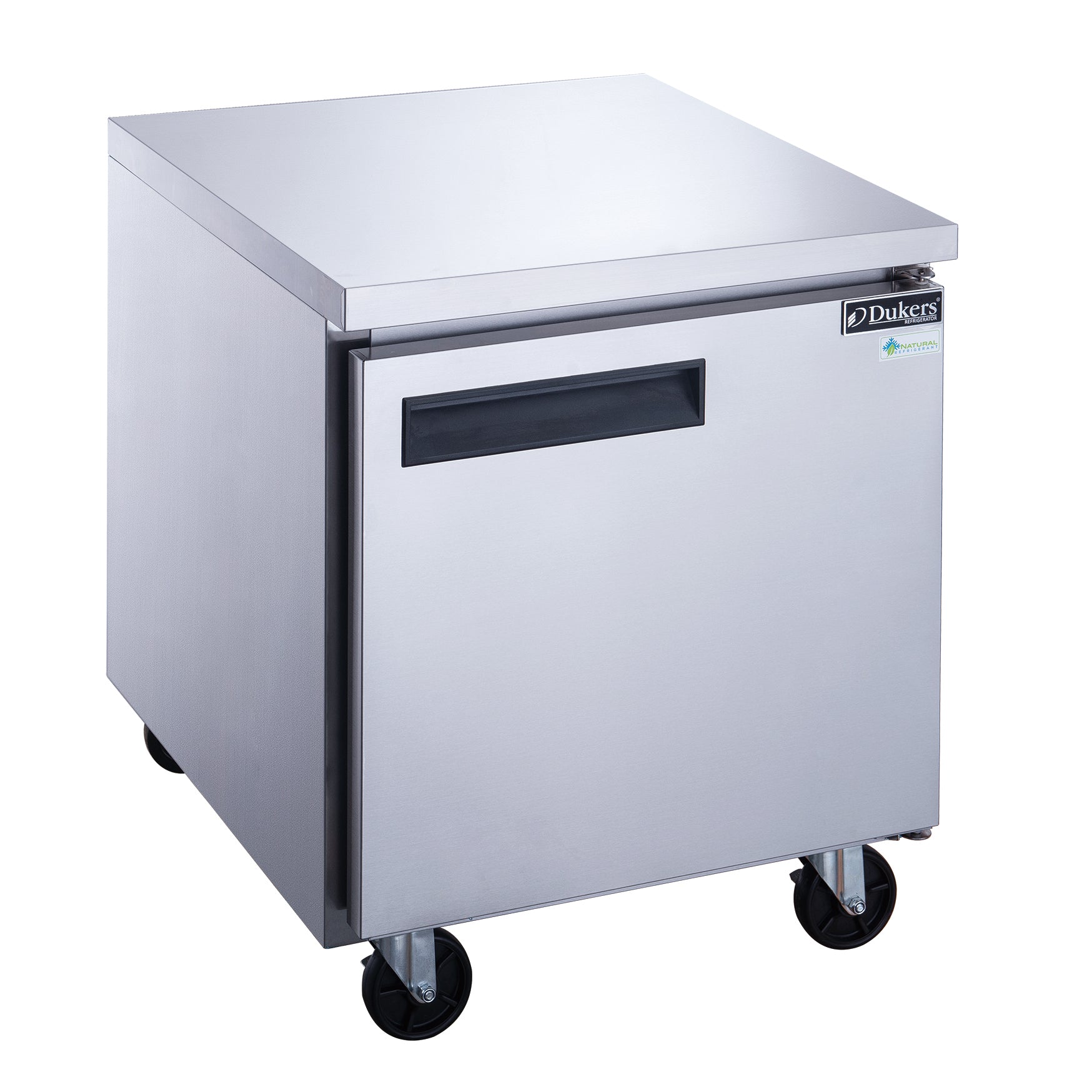 Dukers DUC29R 24 Inch Single Door Undercounter Refrigerator - Stainless Steel Commercial Fridge for Kitchen, Bar, Restaurant & Office Use