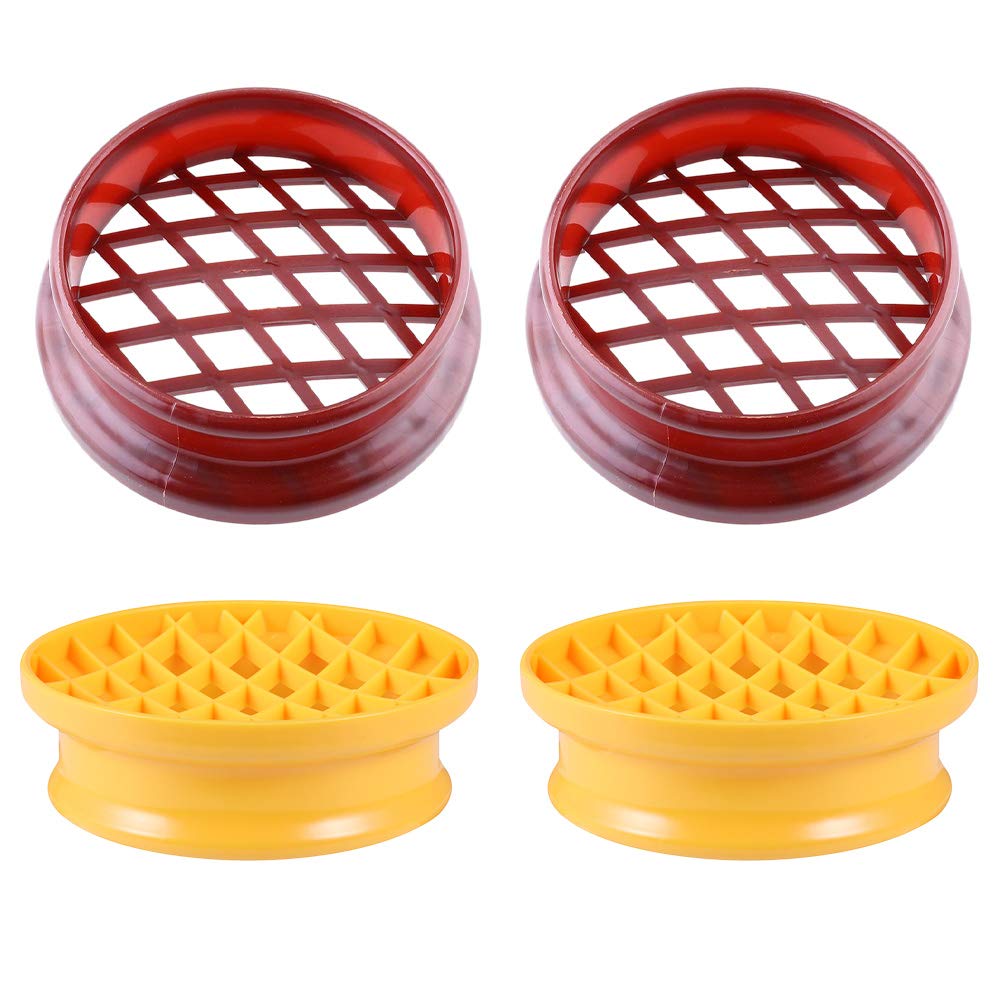 UPKOCH 4-Piece Non-Stick Silicone Bread Pineapple Cake Muffin Molds - Assorted Colors Baking Tools for Home Bakers & Professional Chefs - Perfect for Cupcakes, Desserts & Party Treats