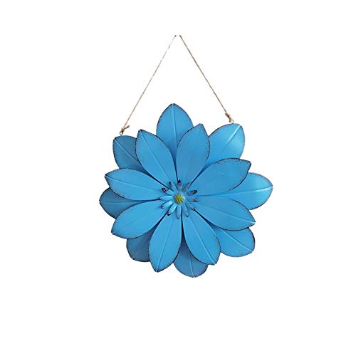 QJW Metal Flower Wall Decor - 12