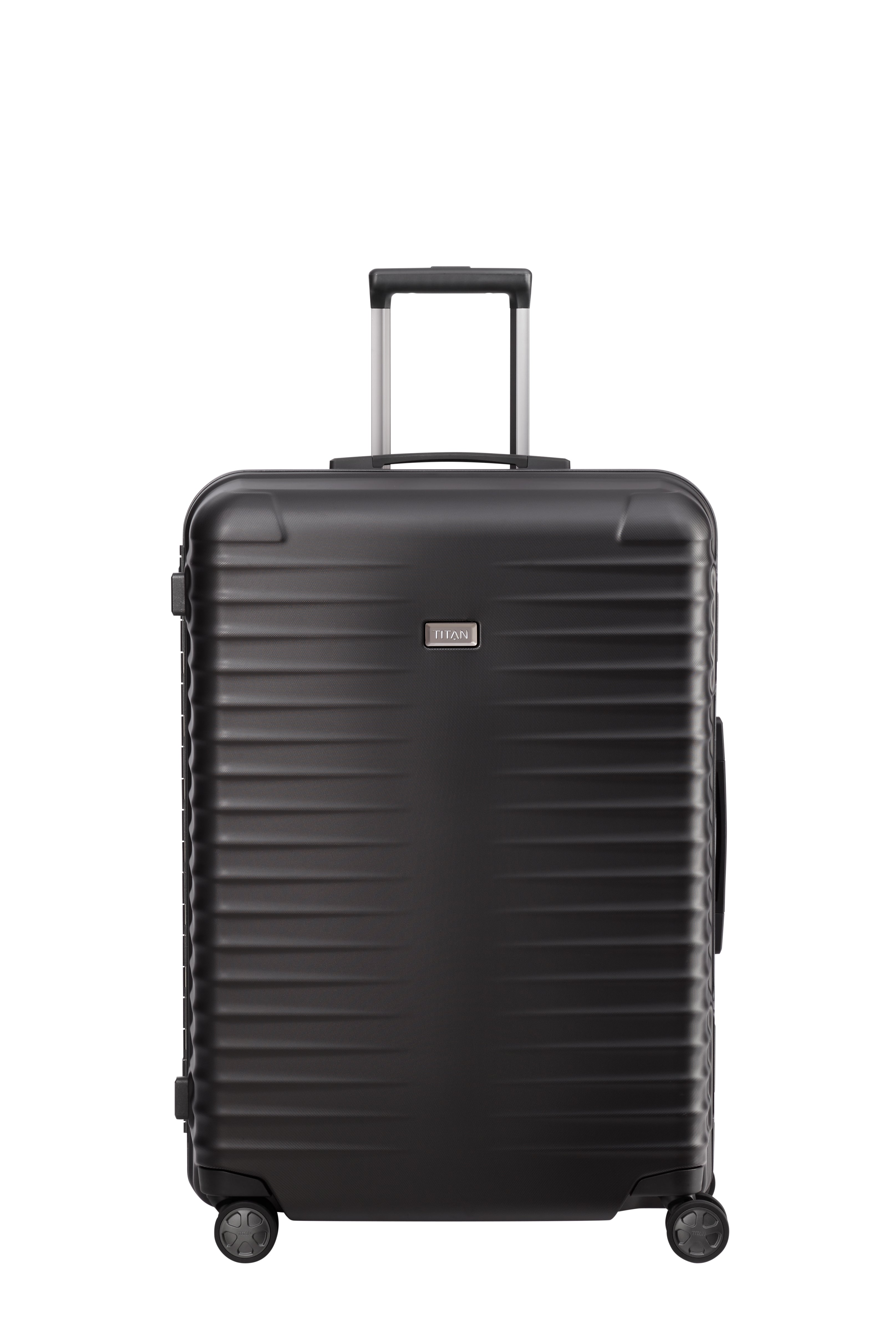 Titan LITRON Frame Trolley L Large Luggage - Durable Expandable Suitcase with Spinner Wheels for Travel, Business Trips & Vacation Packing
