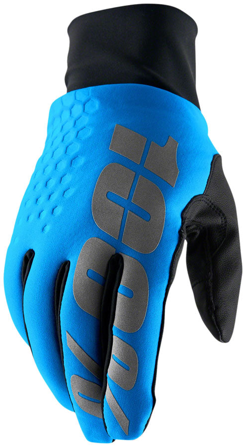 100% Hydromatic Brisker Gloves - Blue Full Finger Small Size - Waterproof & Durable for Outdoor Work, Fishing, and Winter Activities