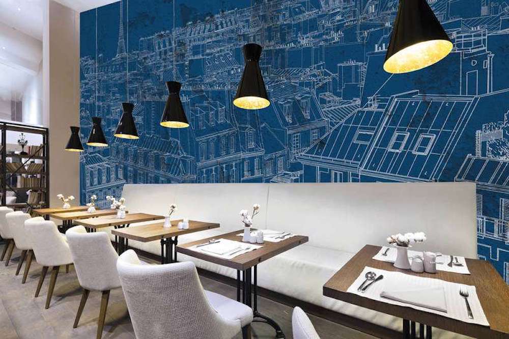 Atelier 47 Paris Wall Art - Elegant View of Paris Painting - Perfect for Living Room, Bedroom & Office Decor
