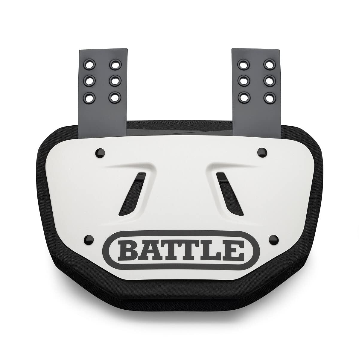 Battle Sports Football Back Plate – Hard Shell Lower Back Protector with Contoured Foam for High-Impact Protection | Youth, Kids & Adults Football Gear | Perfect for Tackle Football, Training & Games