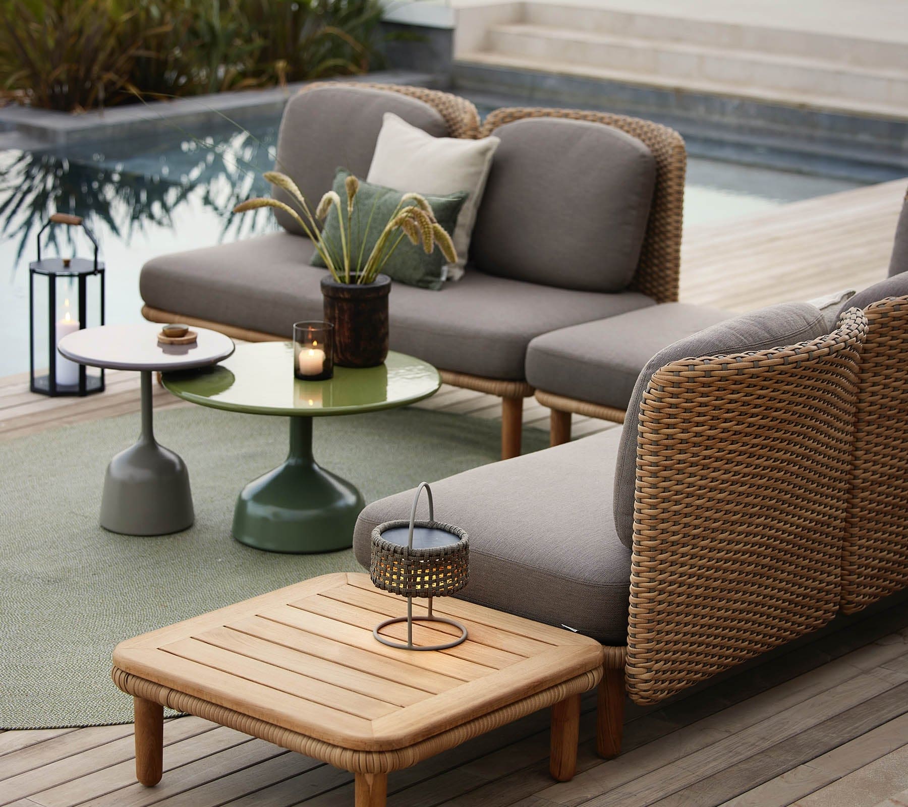 Arch Outdoor 2-Seater Modular Sofa - Waterproof Patio Furniture for Garden, Balcony & Poolside Relaxation