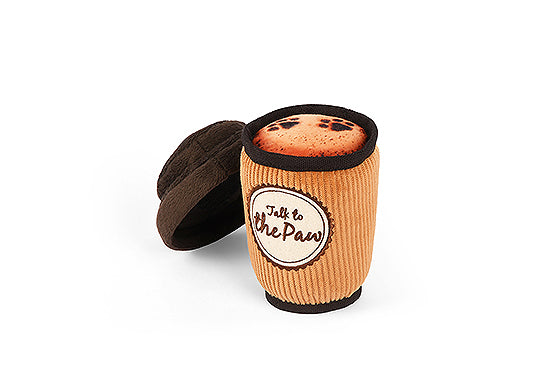 P.L.A.Y. Pup Cup Cafe Squeaky Plush Dog Toys Bundle - Cute & Durable Interactive Puppy Chew Toys for Small & Medium Dogs - Perfect for Indoor Play, Training Rewards & Cuddling Companionship