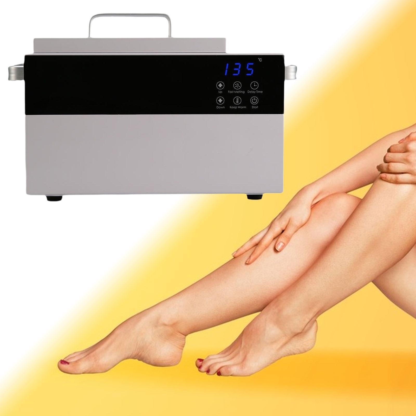 Professional Electric Wax Melter for Salon - Fast Heating, Adjustable Temperature Wax Warmer Machine for Hair Removal & Spa Treatments - Perfect for Eyebrows, Legs, Bikini & Facial Waxing