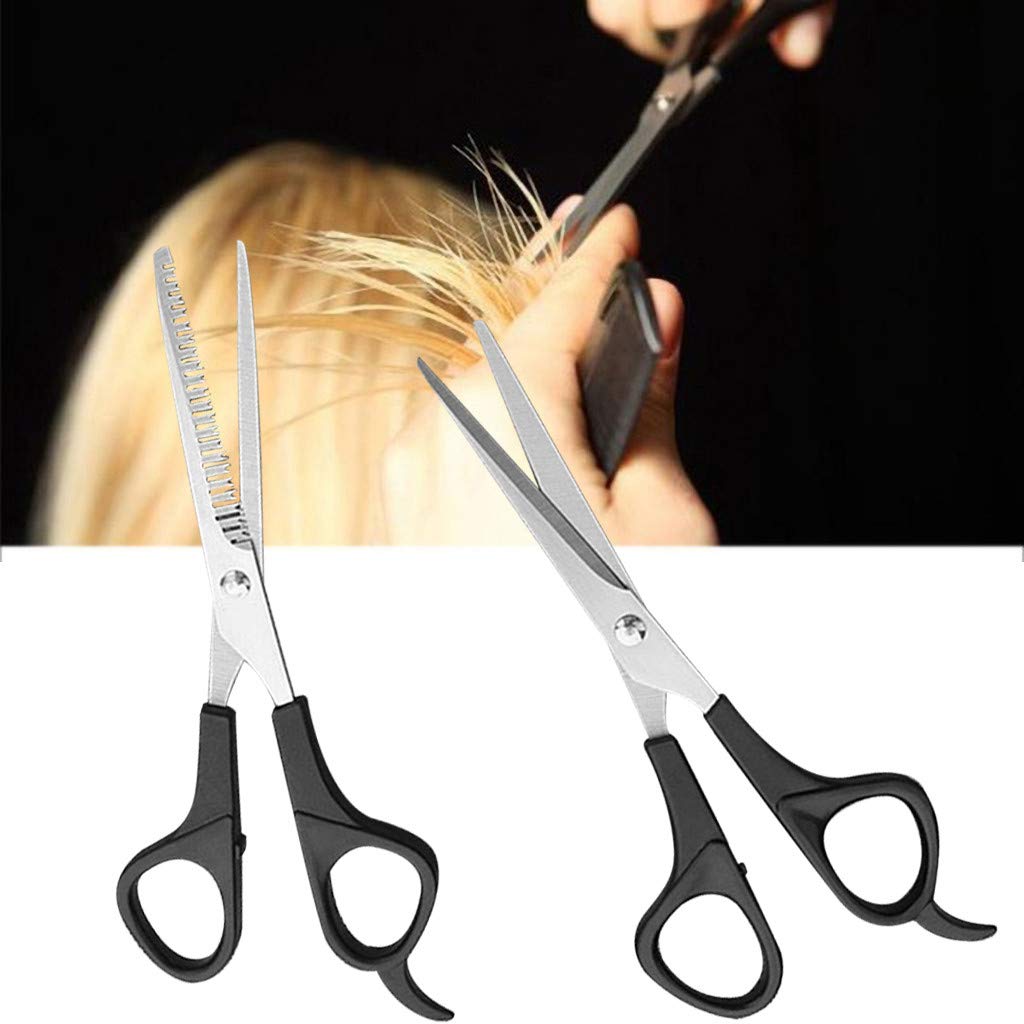 Professional Hairdressing Scissors Set - Stainless Steel Barber Shears for Hair Cutting, Thinning & Styling | Perfect for Salon, Home & Pet Grooming