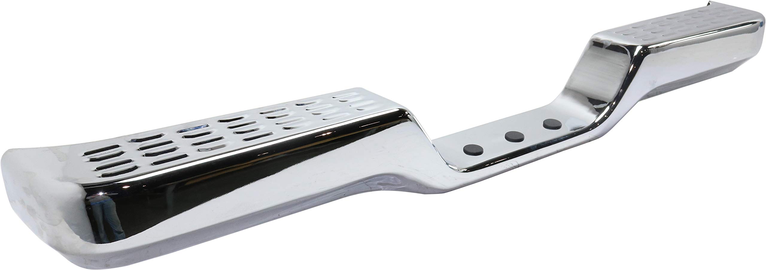 Evan Fischer Chrome Steel Step Bumper with Mounting Brackets for 1989-1995 Toyota Pickup Trucks | Premium Trim Replacement (Part #002283591113-PFM) | Durable USA-Made Rear Bumper for Off-Roading & Hauling