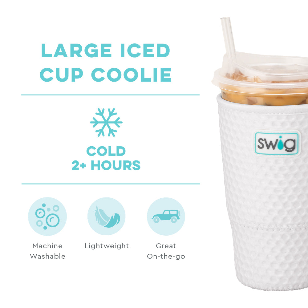 Premium Large Golf Ball Iced Tumbler Cup - Insulated Stainless Steel Drinkware for Golfers, Outdoor Sports & Summer Beverages