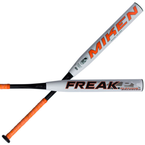 **Miken Freak Platinum Slowpitch Softball Bat - USSSA Approved Balanced MFPTBU (2017 Model) - Perfect for League Play & Home Run Hitters**