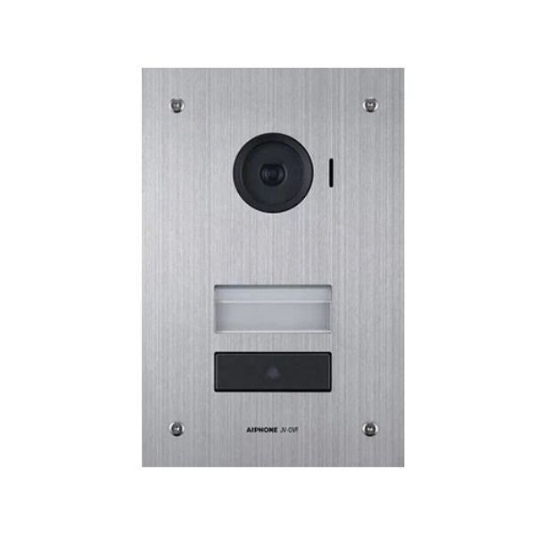 Aiphone JVS-1F Flush Mounted Door Intercom Kit - Secure Entry System for Homes & Apartments